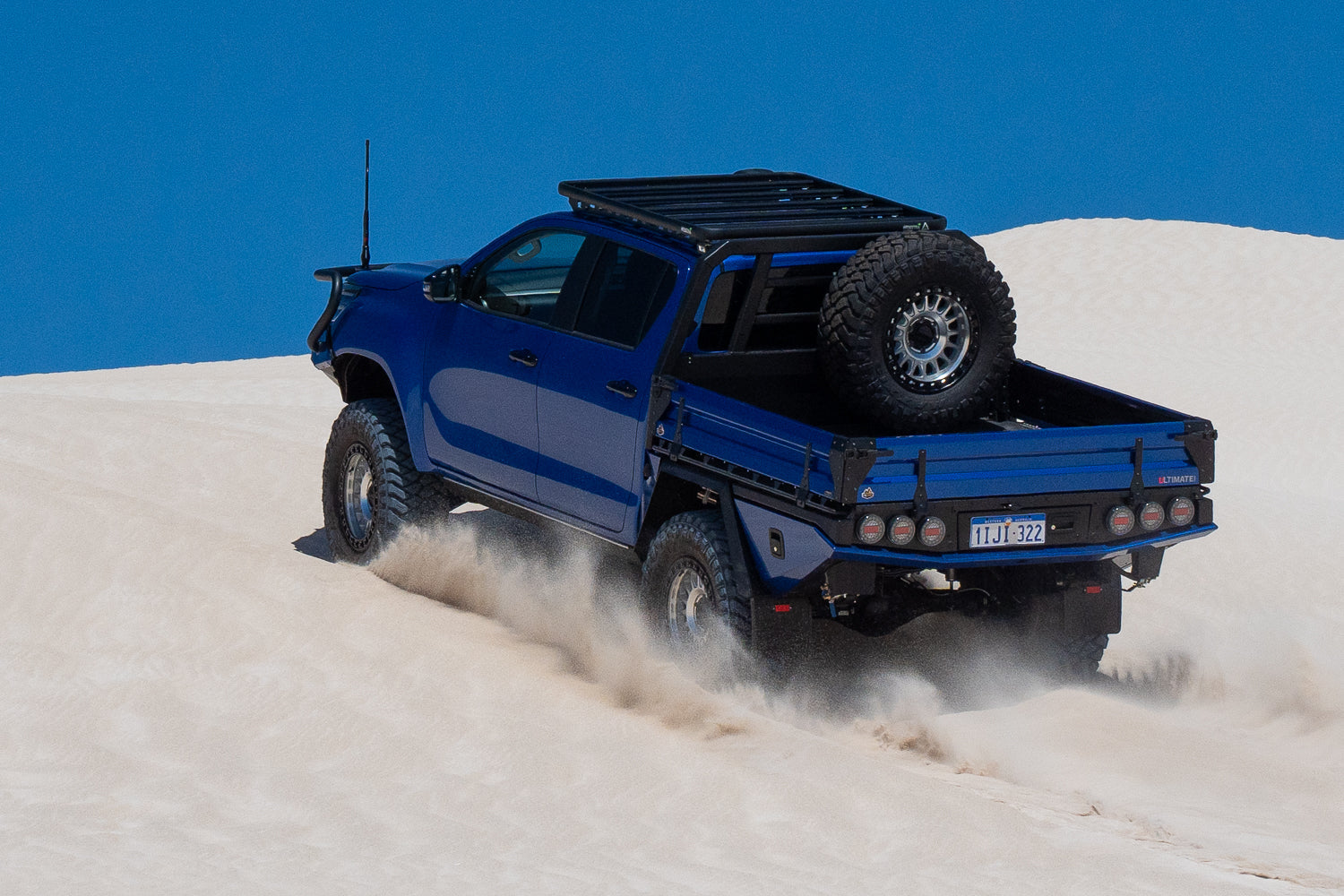 TOYOTA HILUX DUAL CAB WITH TRAY + COMPACT CANOPY OPTION