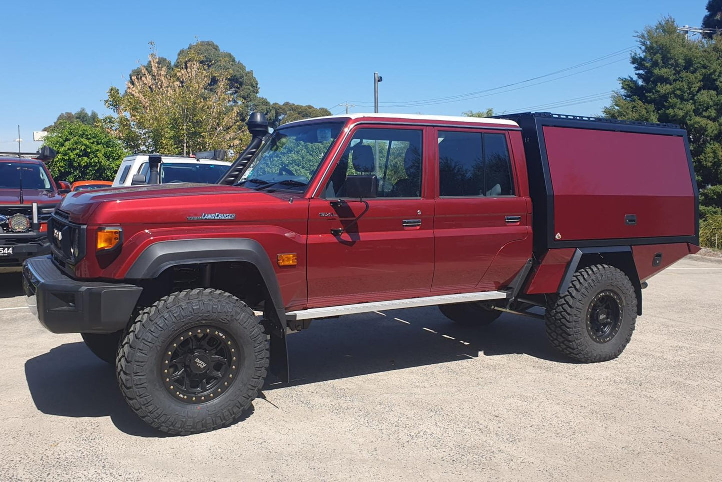 Trig Point Canopy for Toyota Landcruiser 79 Series Dual Cab with 300mm Extended Chassis