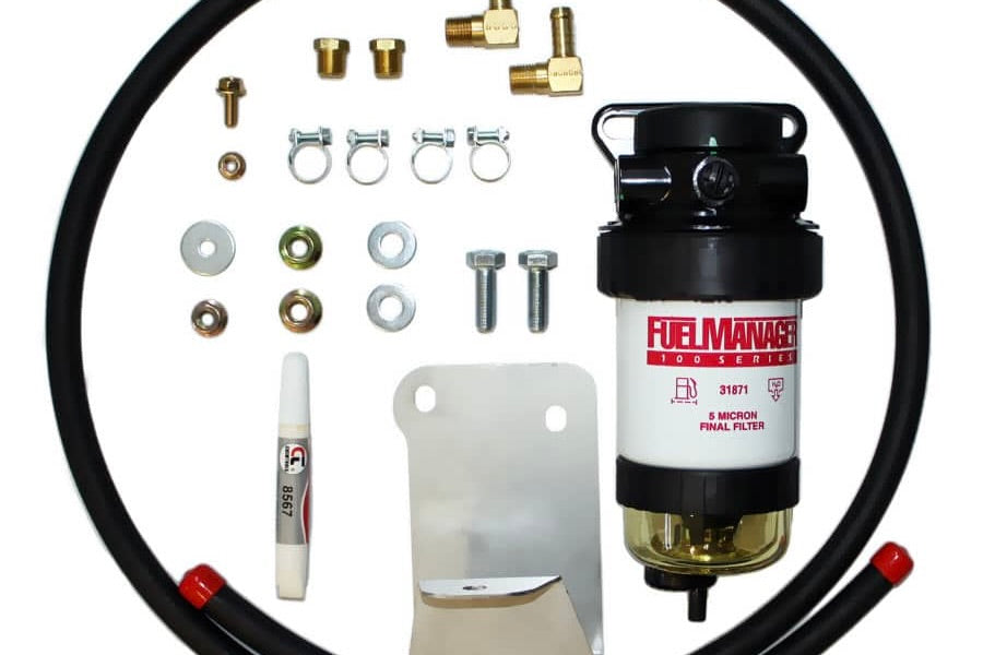 Diesel Care Secondary Fuel Filter Kit Toyota Land Cruiser 70 Series 4.5L – Vehicles Fitted With Compressor