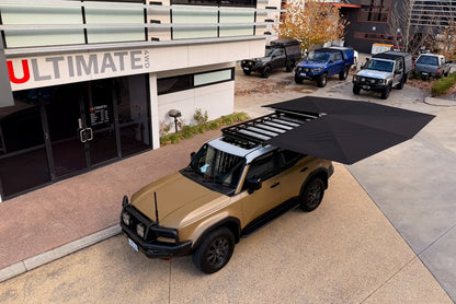 Toyota Prado 250 Wedgetail Roof Rack and Clevershade 270 Awning