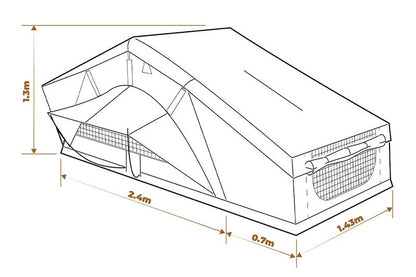 Oztrail Birdsville Roof Top Tent