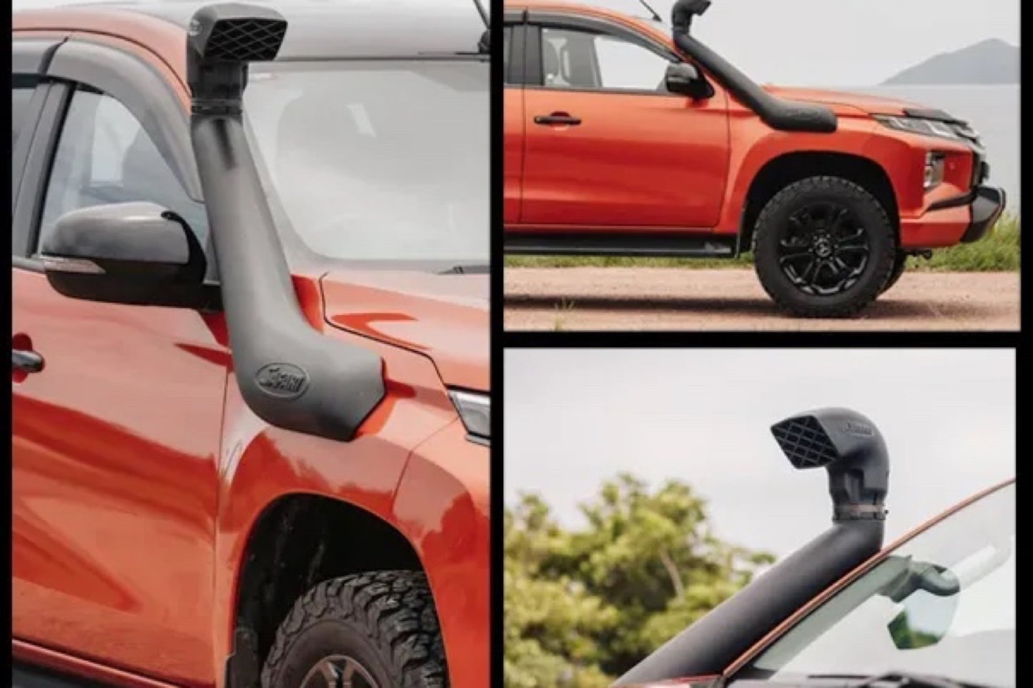 Safari V-Spec Snorkel ‚Mitsubishi Triton MR, 2.4L 4N15 turbo-diesel (SS663HF)