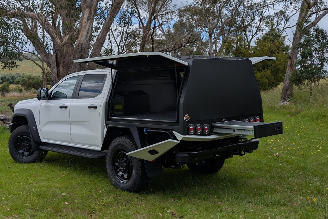 Module 3: Ford Ranger Super Duty Trig Point Chassis Mount Canopy, Storage & Electrical