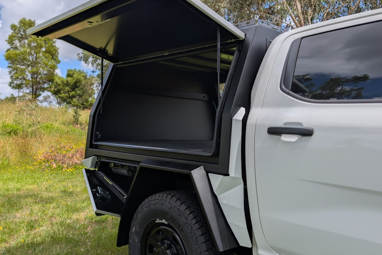Module 3: Ford Ranger Super Duty Trig Point Chassis Mount Canopy, Storage & Electrical
