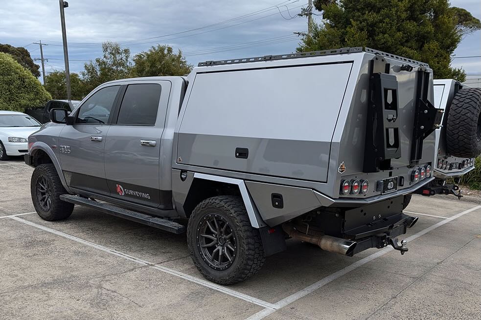 RAM 2500/3500 Trig Point Chassis Mount Canopy, Storage & Electrical