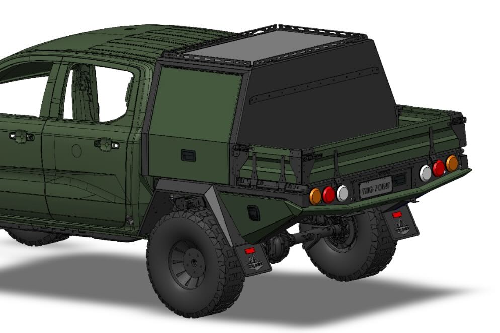 Module 3: Ford Ranger Super Duty Trig Point Tray & Canopy, Storage & Electrical Systems