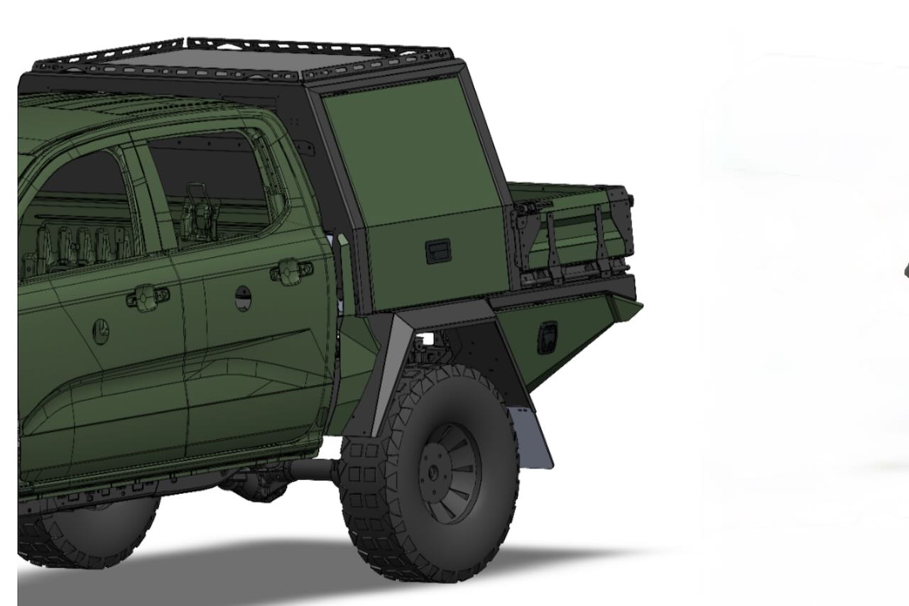 Module 3: Ford Ranger Super Duty Trig Point Tray & Canopy, Storage & Electrical Systems