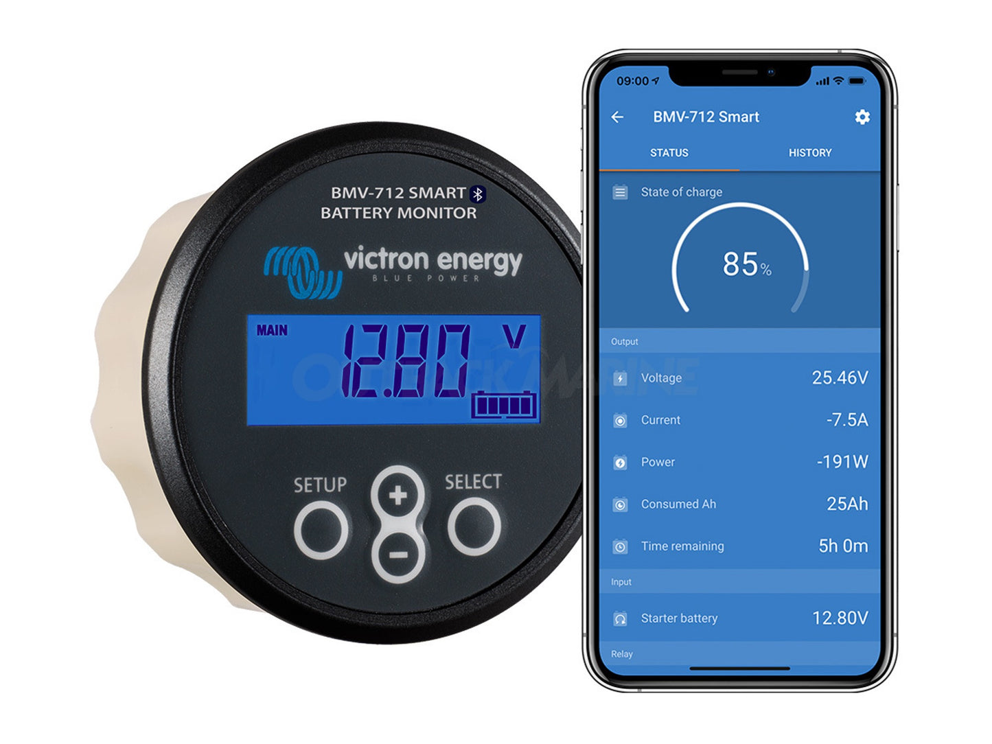 Victron BMV-712 Smart Battery Monitor - Black